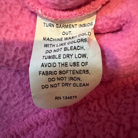 Vineyard Vines Women’s Pink Fleece Sherpa Quarter Zip Pullover Sweater Size S - Picture 5 of 5